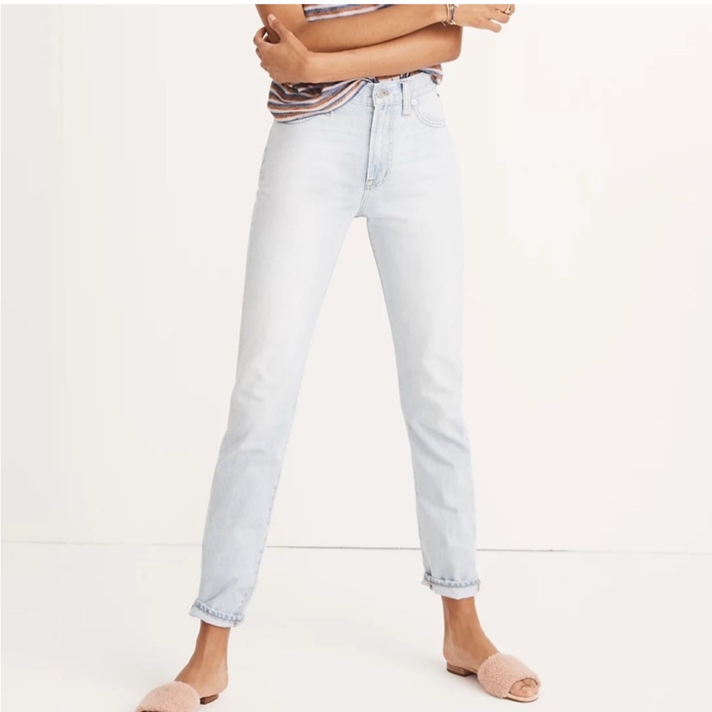 Madewell petite perfect vintage jeans Fitzgerald light wash 29p